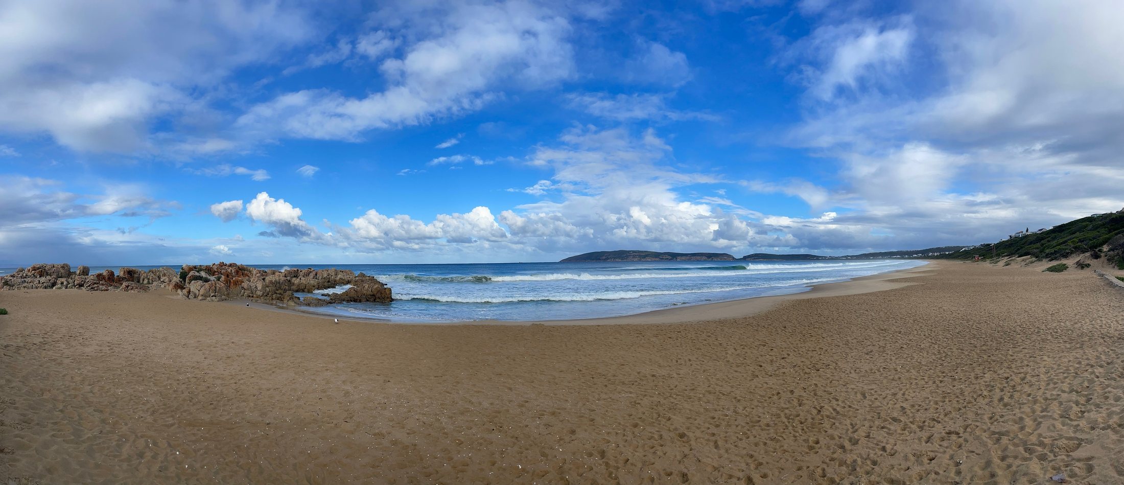 Plettenberg Bay beach, 50 metres away