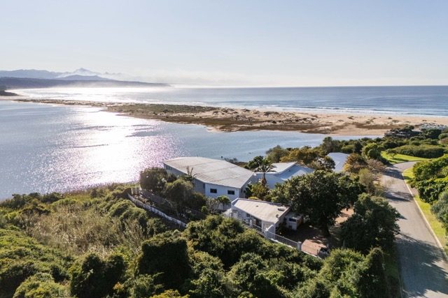 Sangaree from the air, on the lagoon