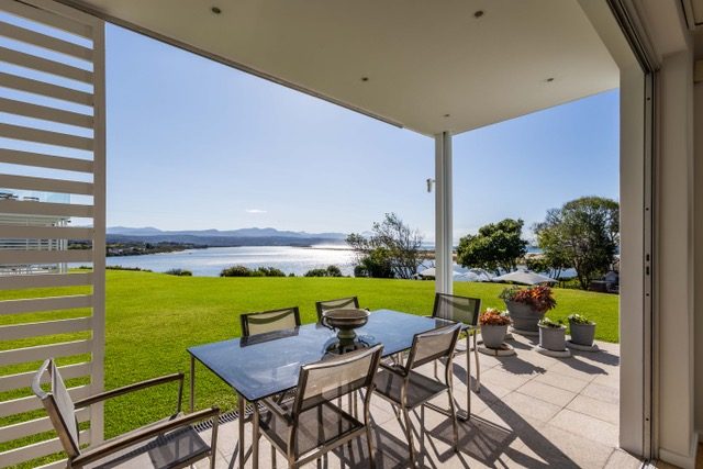 The terrace